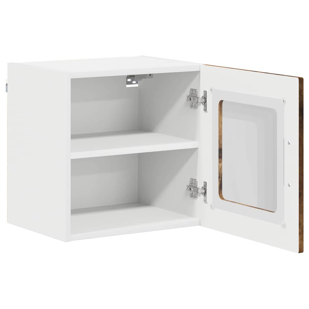Küchenhängeschrank 2 pcs Geräucherte Eiche 40 x 31 x 40 cm